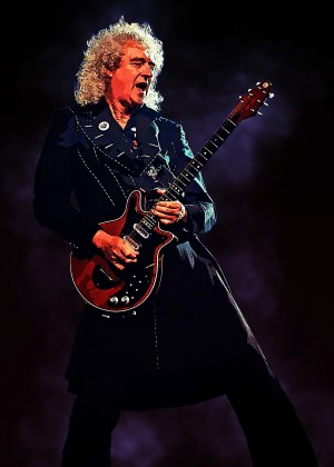Brian May and Alice Cooper